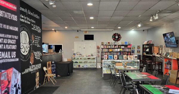 Interior of a store.